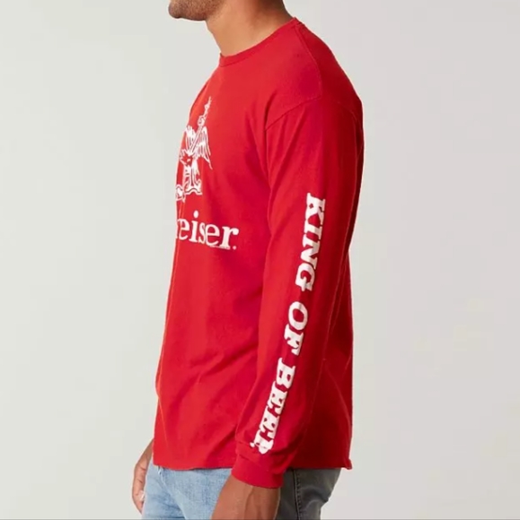 Men's Junk Food Budweiser King of Beers T-Shirt Medium - Picture 8 of 10